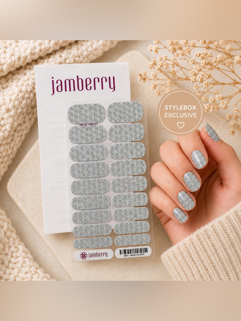 Jamberry Nail Wraps: Mystic Ice | Stylebox Exclusive | Buy 3 Get 1 Free